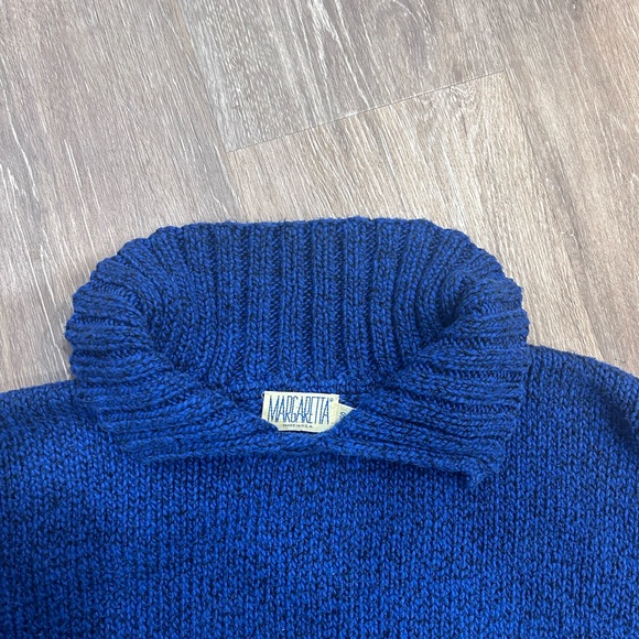Vintage Margaretta Royal Blue Sweater size S - Picture 4 of 11